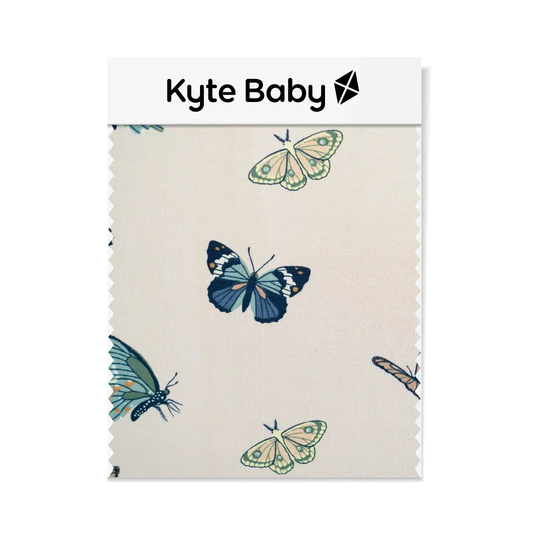 Women’s Short Sleeve Pajama Set in Blush Butterfly
