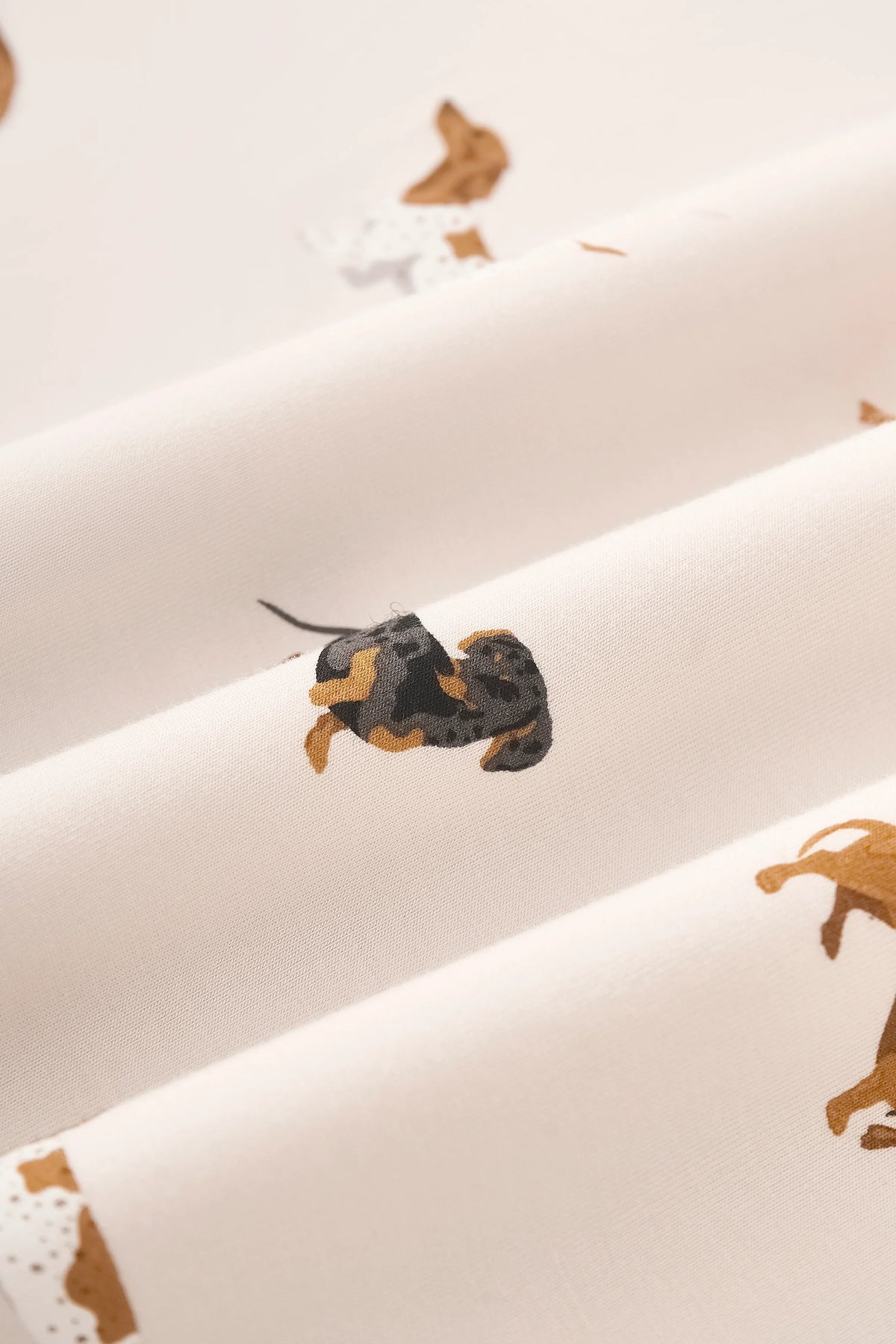 Short Sleeve Pajamas in Dachshund