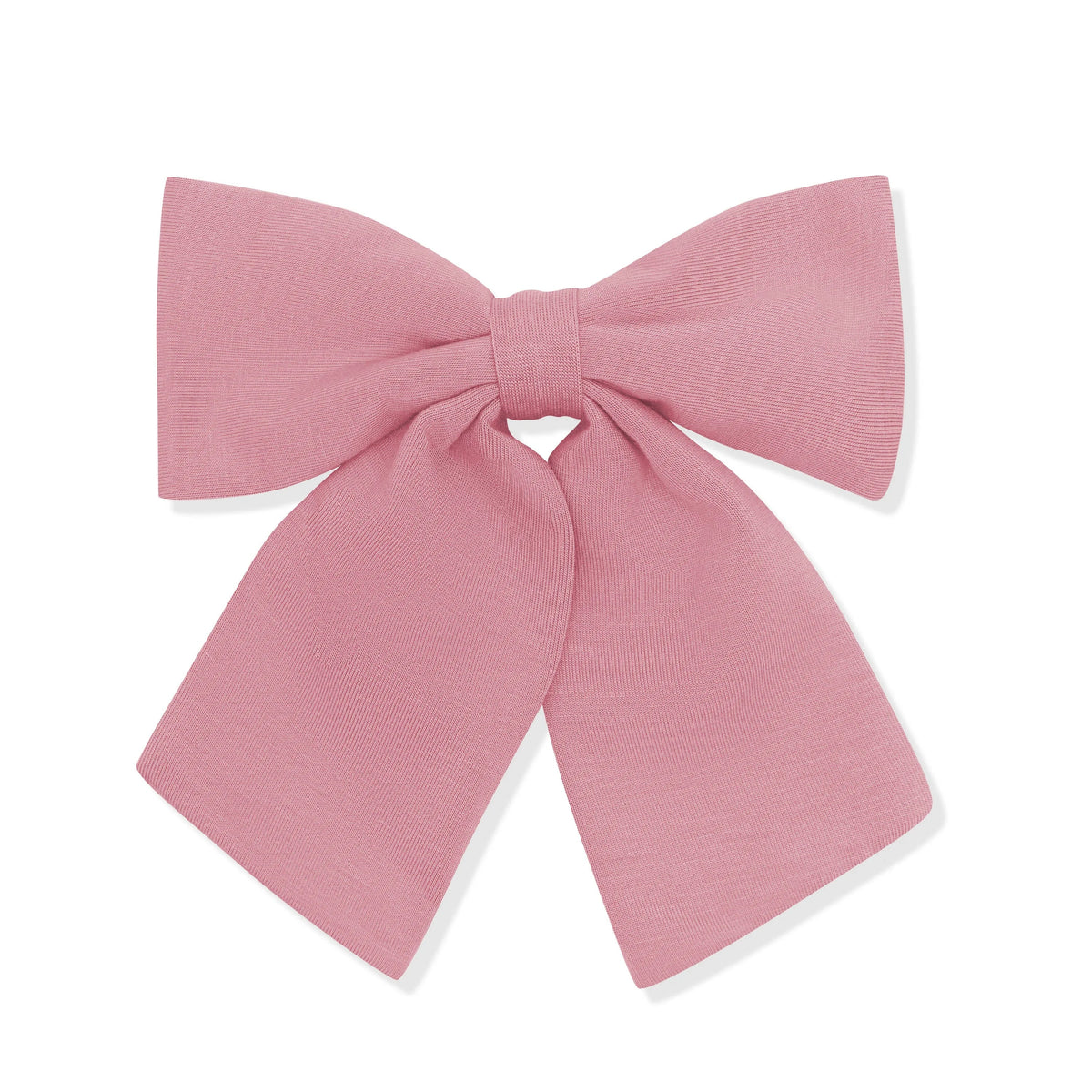 Large Alligator Clip Bow in Apple Blossom