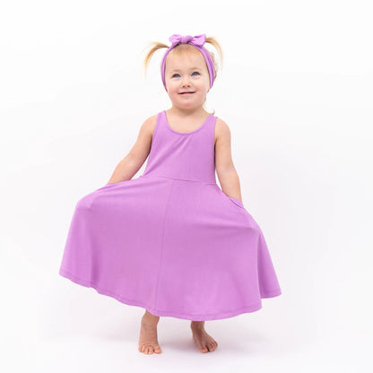 Tank Twirl Dress in Poi