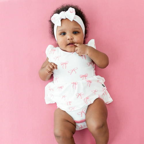Twirl Bodysuit Dress in Bow