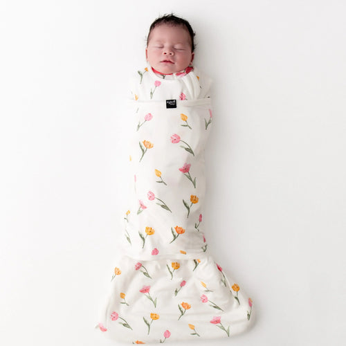 Sleep Bag Swaddler in Tulip 1.0