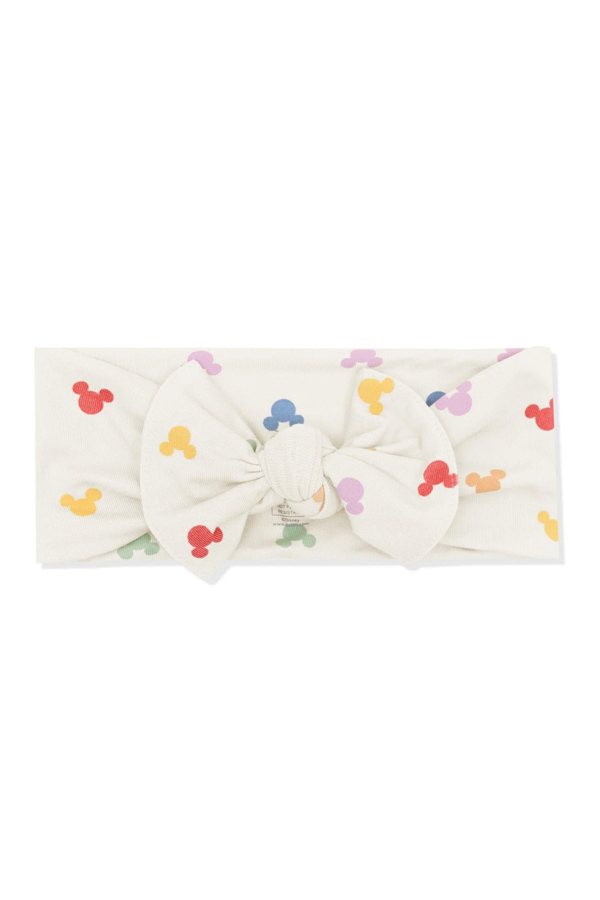Knotted Bow Headband in Pastel Mickey Mouse
