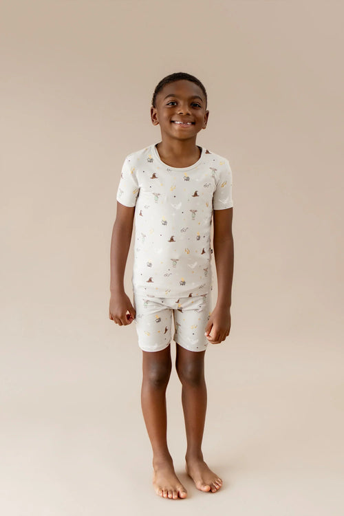 Short Sleeve Pajamas in Starry Icon