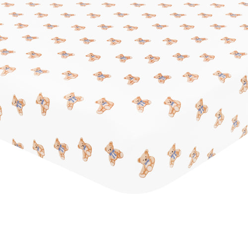Mini Crib Sheet in Teddy Bear