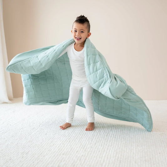 Youth Blanket in Sage 1.0