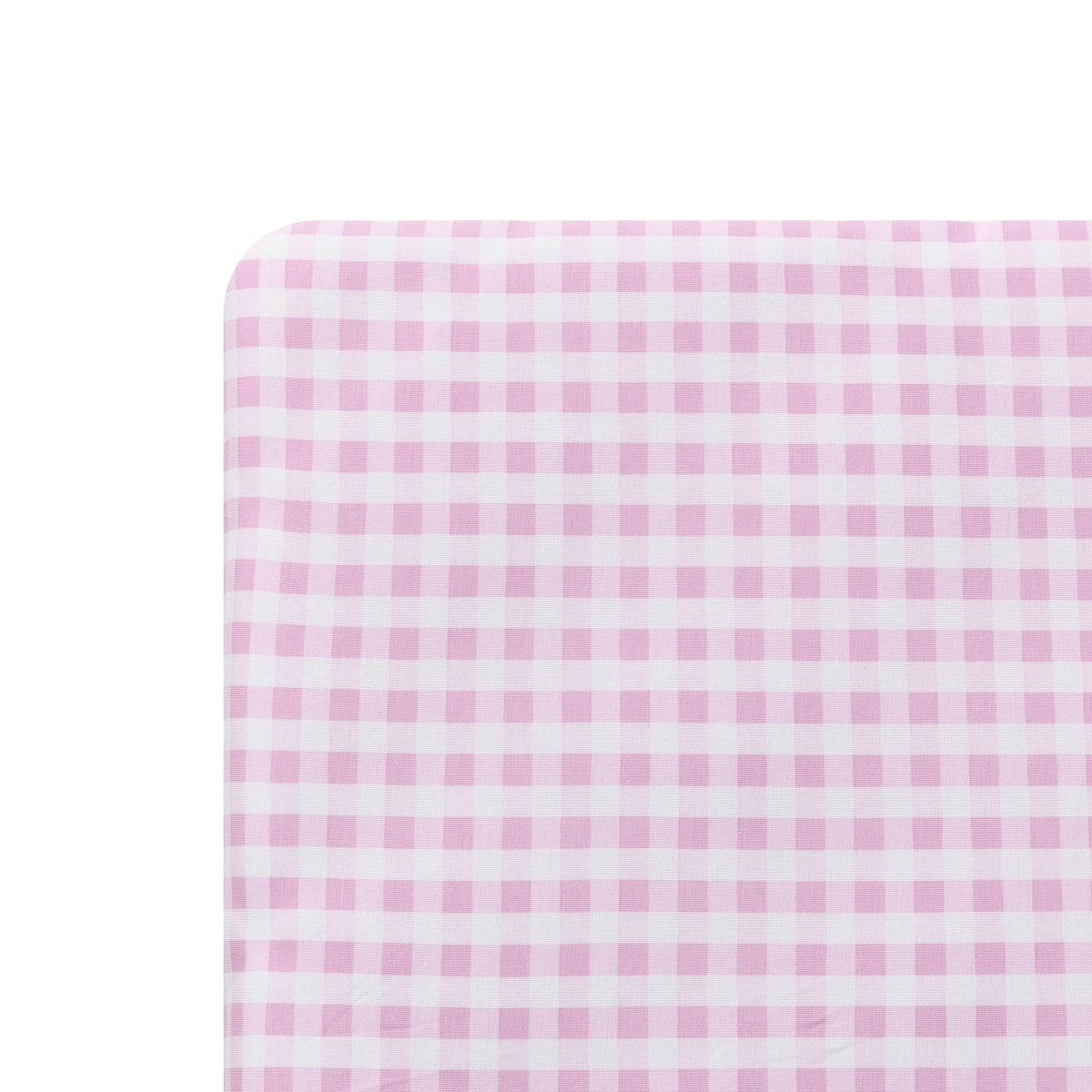Crib Sheet in Gingham Thistle