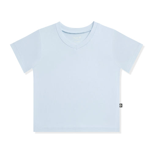 Toddler V-Neck Tee in Breeze