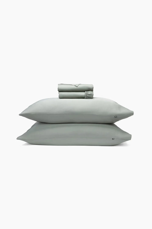 Bamboo Sateen Sheet Set in Eucalyptus