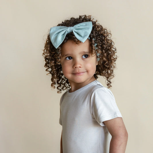 Bow Headband in Sage