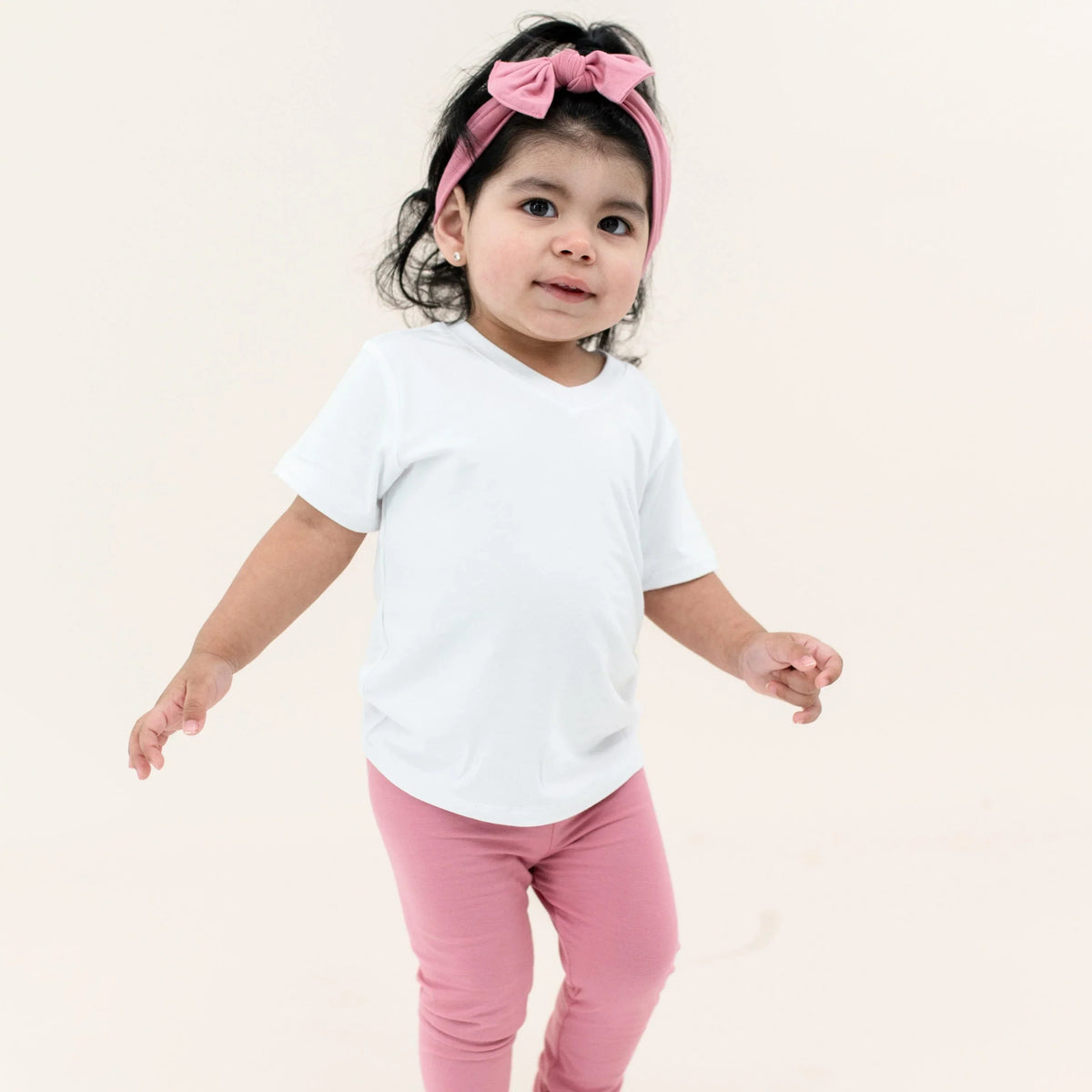 Knotted Bow Headband in Apple Blossom