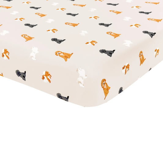 Twin Sheet in Fluffy Dog