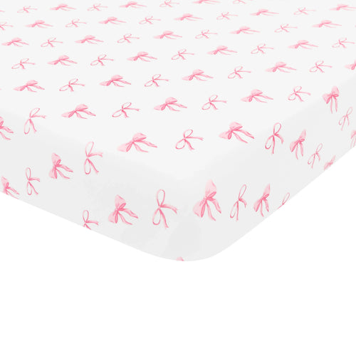 Mini Crib Sheet in Bow
