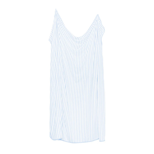 Swaddle Blanket in Small Mist Stripe