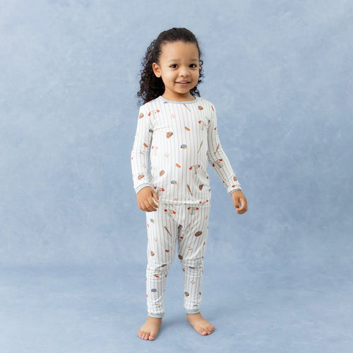 Long Sleeve Pajamas in Home Run