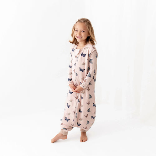 Sleep Bag Walker in Blush Butterfly 1.0