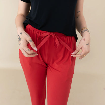 Women's Jogger Pants in Cardinal