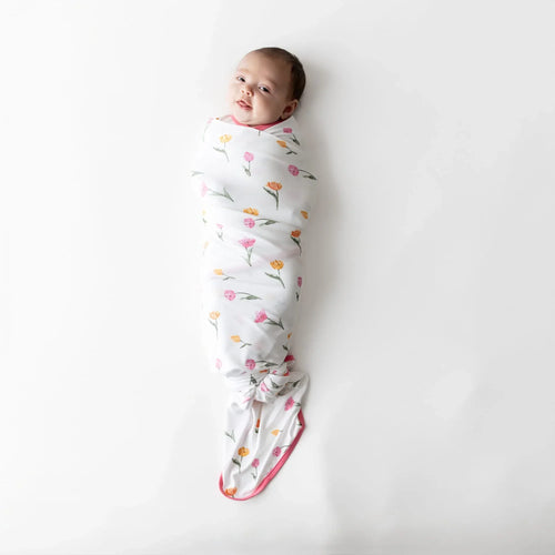 Swaddle Blanket in Tulip