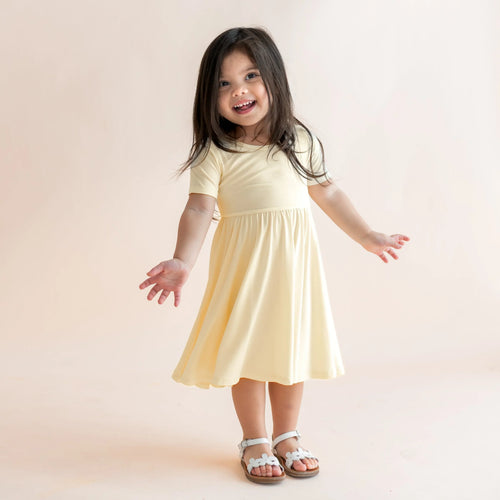Twirl Dress in Chamomile