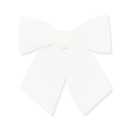 Large Alligator Clip Bow in Cloud