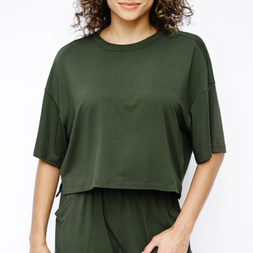 Women's Short Sleeve Tee in Fir