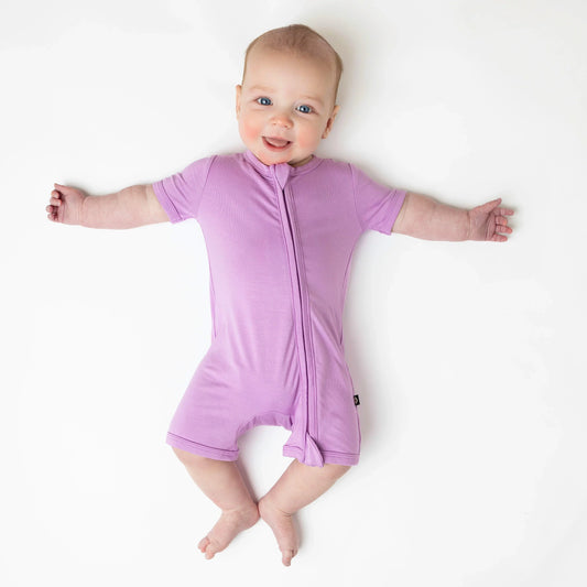 Zippered Shortall Romper in Poi