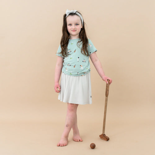 Toddler Basic Tee in Golf
