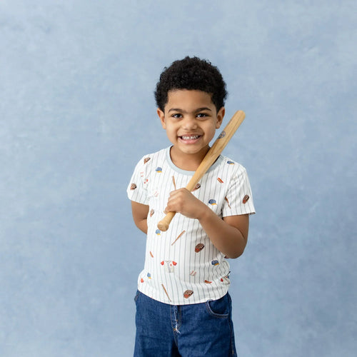 Toddler Basic Tee in Home Run
