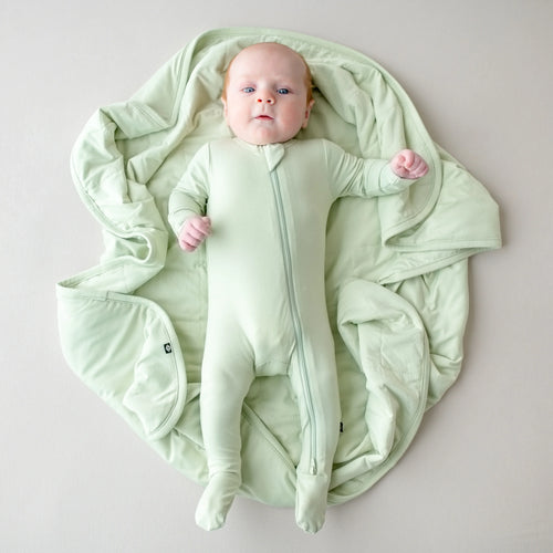 Baby Blanket in Basil 1.0