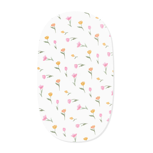 Oval Bassinet Sheet in Tulip